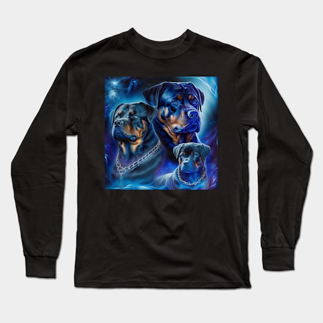 Divine Rottweilers Long Sleeve T-Shirt by Enchanted Reverie